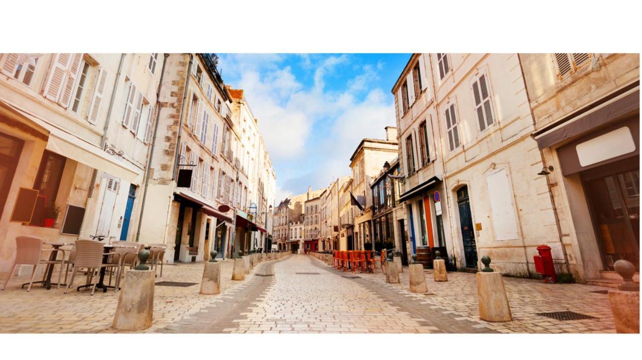 Appartement Tout Confort En Mezzanine A 20Mn A Pied Du Centre-Ville Avec Tv Et Wifi La Rochelle  Luaran gambar